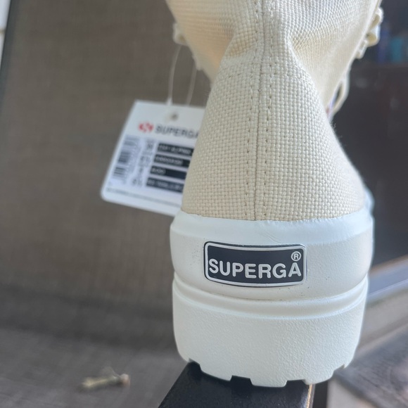 SUPERGA✨NIB✨Chunky Platform Canvas Combat Boots/Hi-Top Sneakers, US W8, M6.5 - Picture 6 of 16